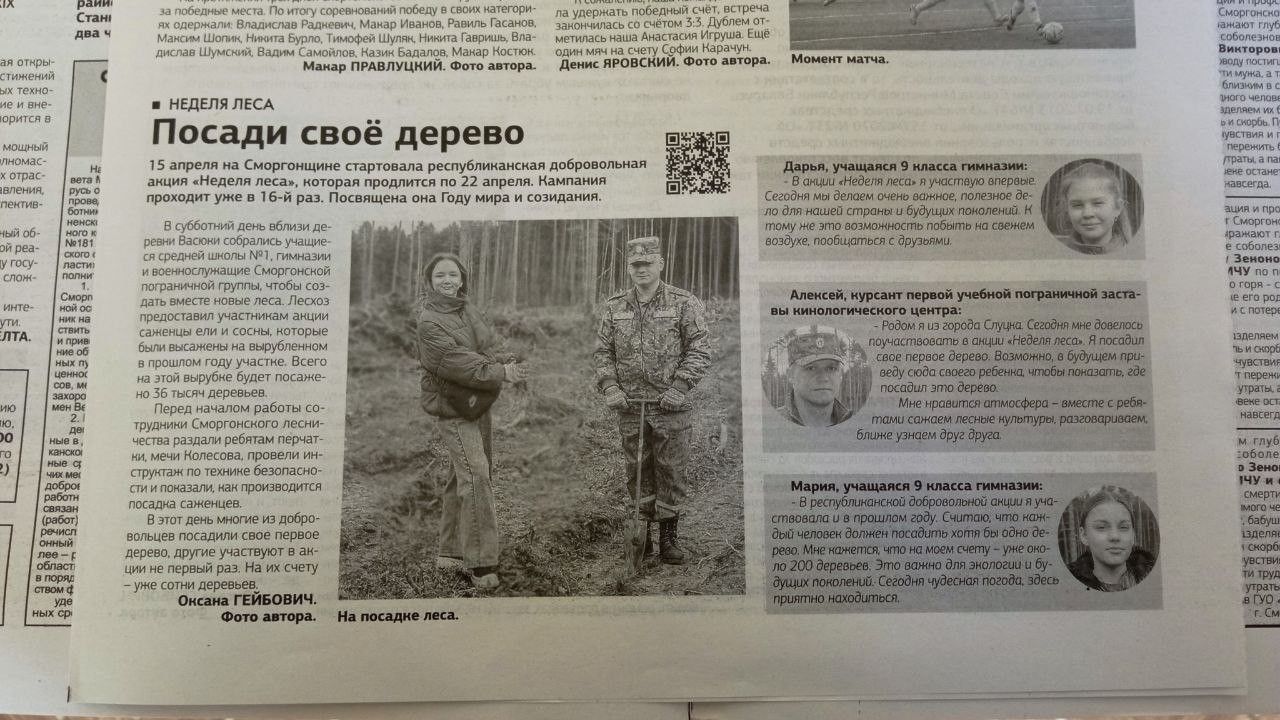 Посади свое дерево!