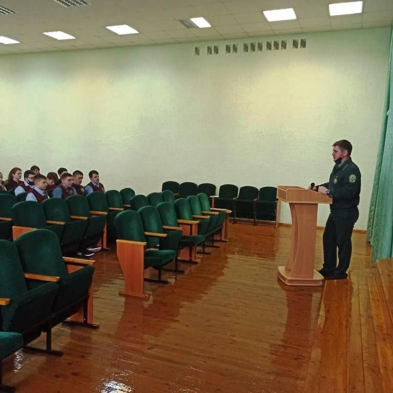 Встреча главного лесничего с учащимися гимназии