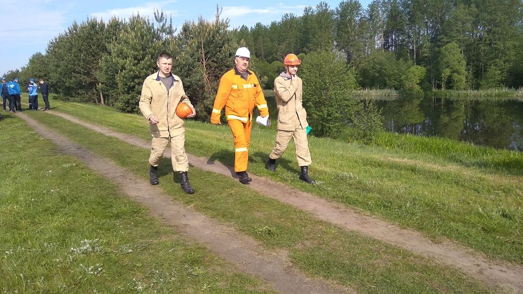 Районные соревнования на лучшую добровольную пожарную команду (дружину)