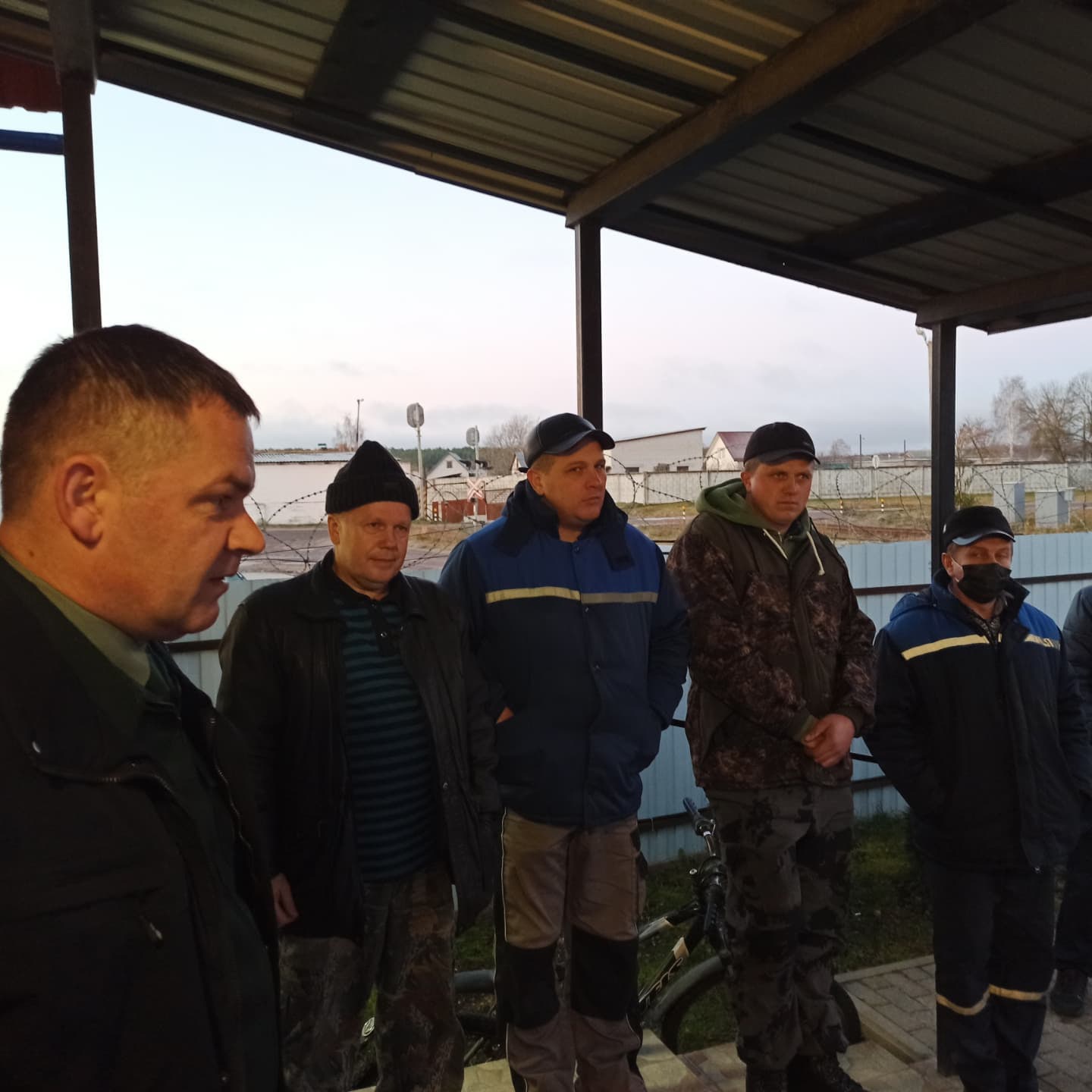 Встреча с работниками лесопункта