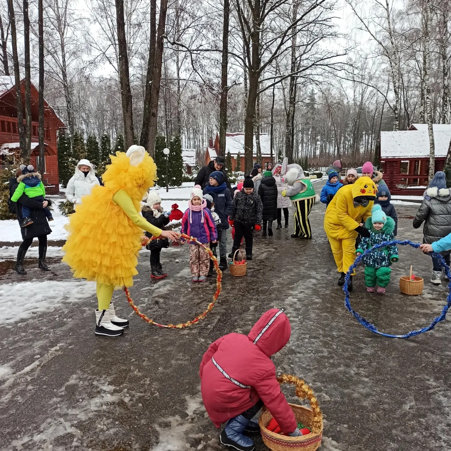 Новогодний утренник для детей работников лесхоза