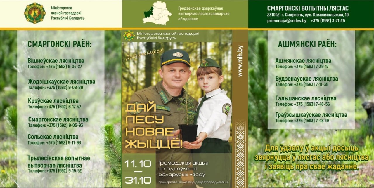 Мы дарим лесу дыхание будущего
